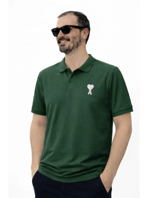 Yeşil Premium %100 Pamuklu Polo Yaka T-Shirt