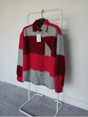 Kırmızı Gri Marrakech %100 Pamuklu Premium Oduncu Gömlek