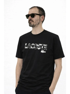 Siyah Lcst Marka %100 Pamuklu Kısa Kollu Tişört