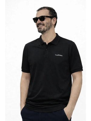 Siyah Lfn Premium %100 Pamuklu Polo Yaka T-Shirt
