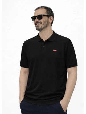 Siyah Lvs Premium %100 Pamuklu Polo Yaka T-Shirt