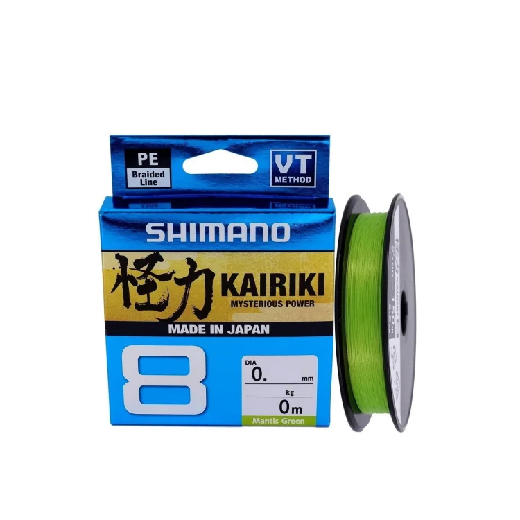 Shimano Kairiki 8 Mantis Green (Yeşil) 0,19Mm 300Mt 8Kat İp Misina