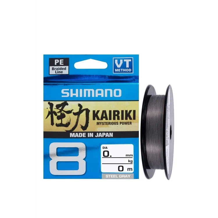 Shimano Kairiki 8 Stell Gray (Gri) 0,19Mm 300Mt 8Kat İp Misina