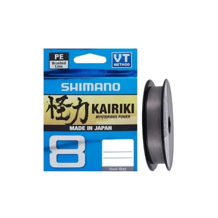 Shimano Kairiki 8 Steel Gray (Gri) 0,28Mm 150Mt 8Kat İp Misina