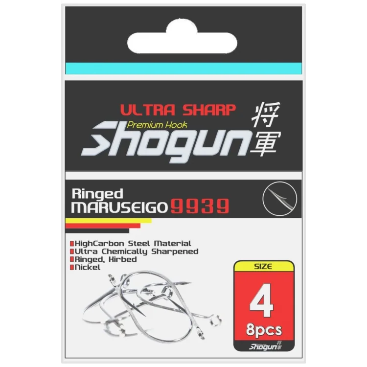 Shogun 9939 Maruseigo Halkalı Nikel İğne No:4/0