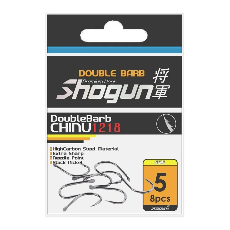 Shogun 1218 Chinu Çift Tırnaklı Olta İğnesi No:3