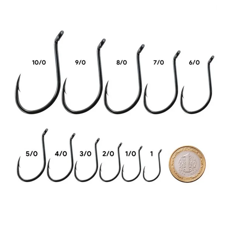 Shogun 9950 Octopus Beak Black Büyük Beden Olta İğnesi No:2/0