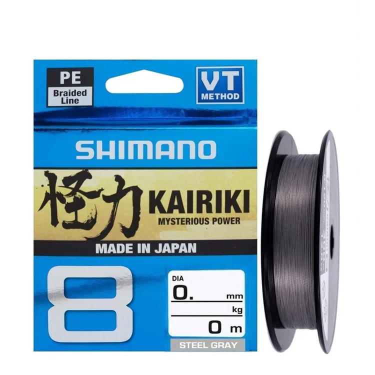 Shimano Kairiki 8 Stell Gray (Gri) 0,13Mm 300Mt 8Kat İp Misina