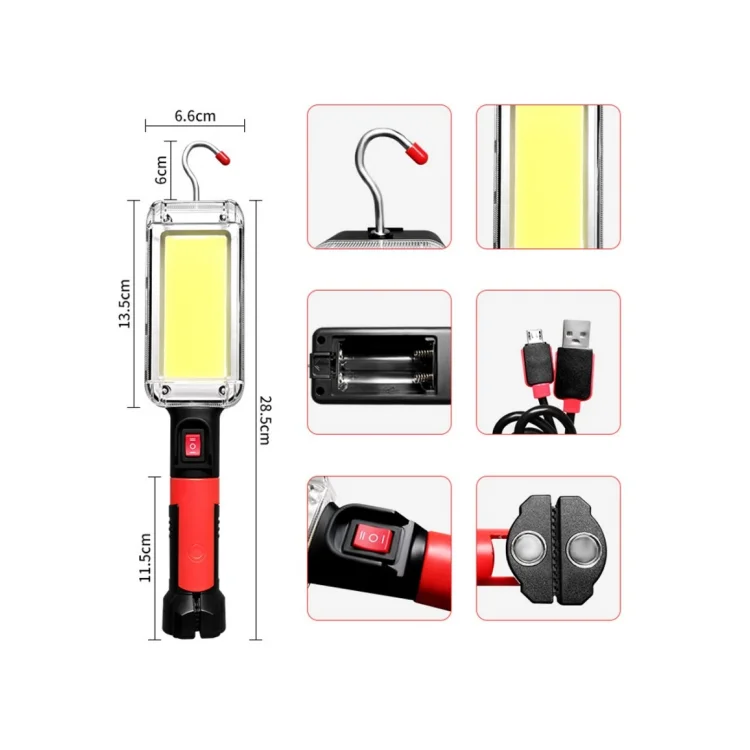 Watton Wt-733 Usb Şarjlı Oto Tamirci Çalışma Lambası