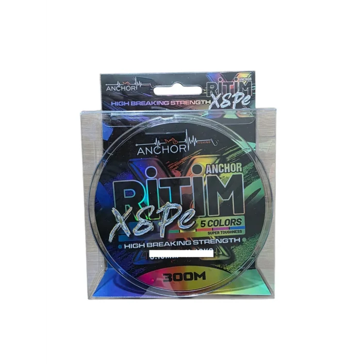 Anchor Ritim X8 pe Multicolor 300 mt 0,18mm İp Misina