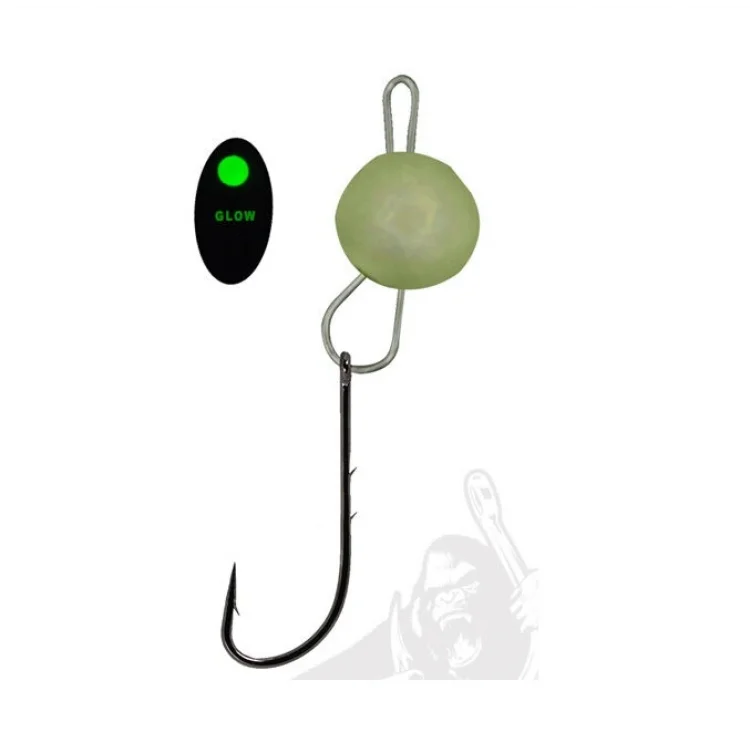 Wily Jig Head Mafsallı Owner İğneli Glow 2,5 gr