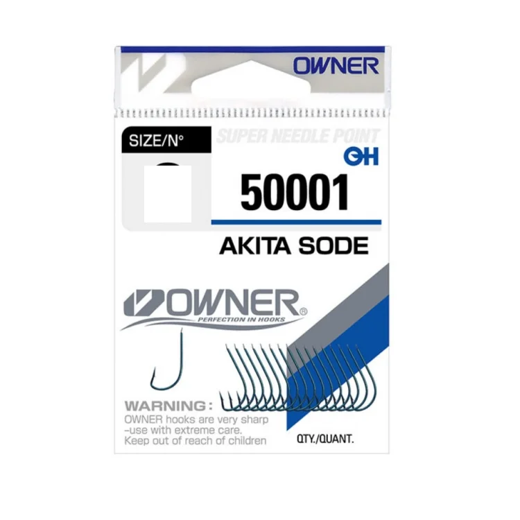Owner 50001 Akita Sode Mavi Çapraz Olta İğnesi No:18
