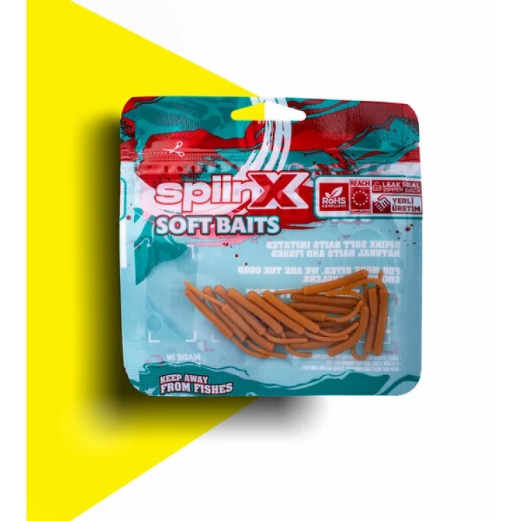 SPIINX BABY FISH SİLİKON 4.5CM 18P GLOWLU Renk:Tan