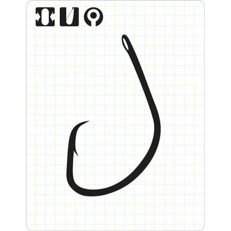 Fudo 5301 LIGHT CIRCLE MUTSU BLACK NIKEL 7Lİ NO:1/0 İĞNE