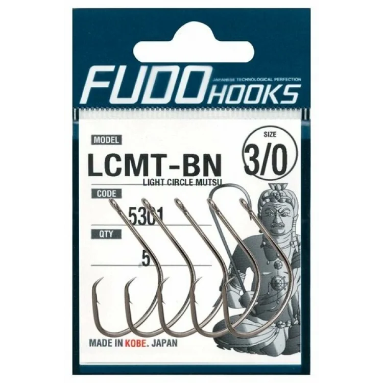 Fudo 5301 LIGHT CIRCLE MUTSU BLACK NIKEL 7Lİ NO:1/0 İĞNE