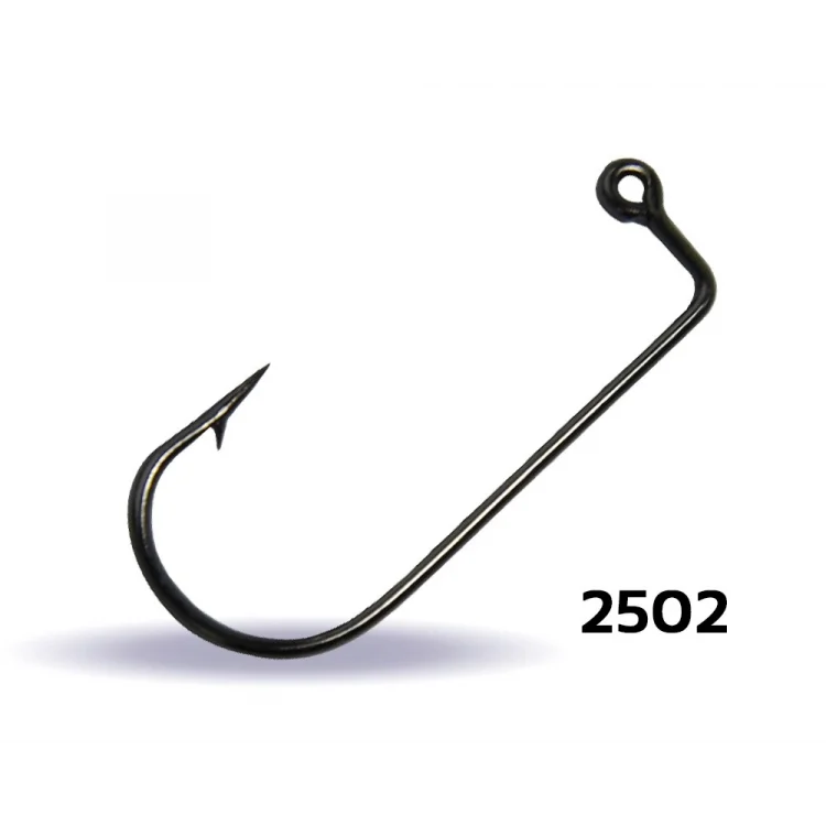 Youvella 2502 Jig Head İğnesi Delikli Uzun 100lü Black Nikel NO:3/0