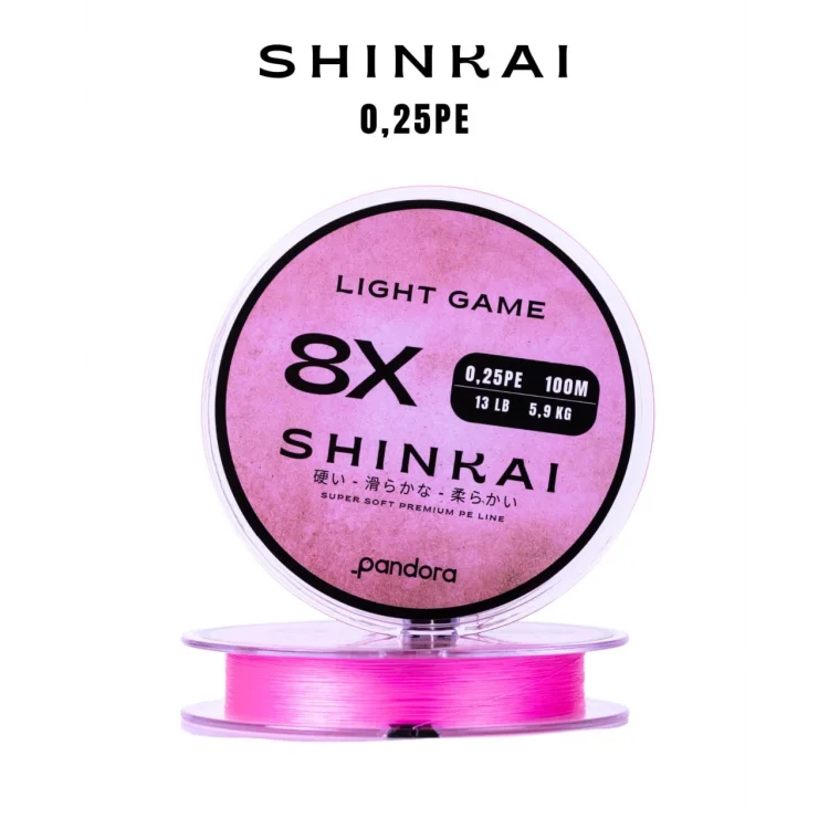 Pandora Shinkai Light Game 8X 0,25PE 100mt İp Misina