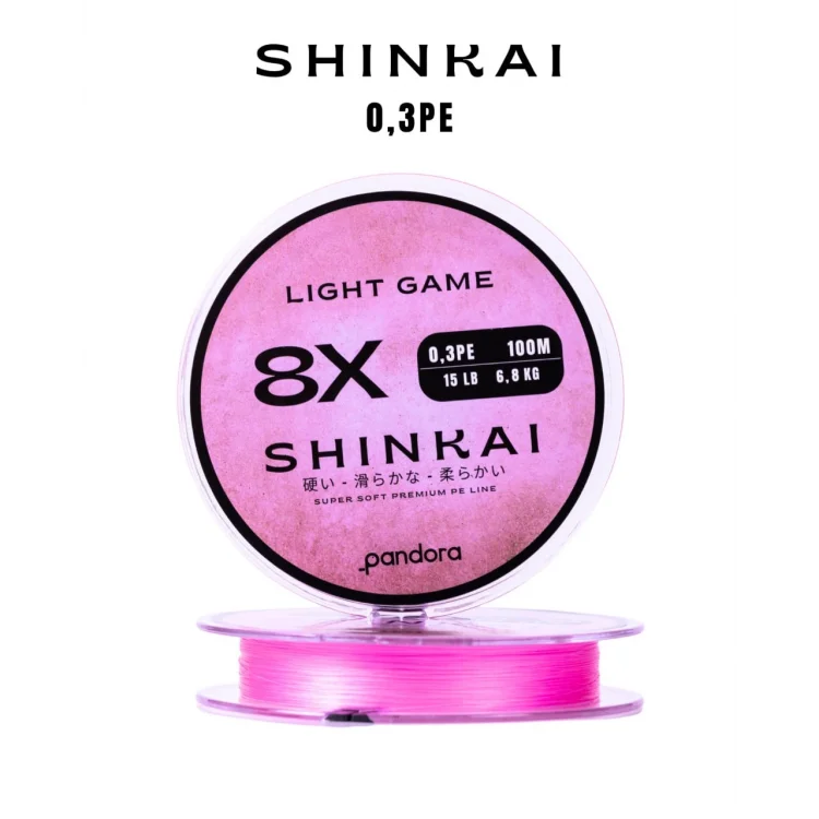 Pandora Shinkai Light Game 8X 0,3PE 100mt İp Misina