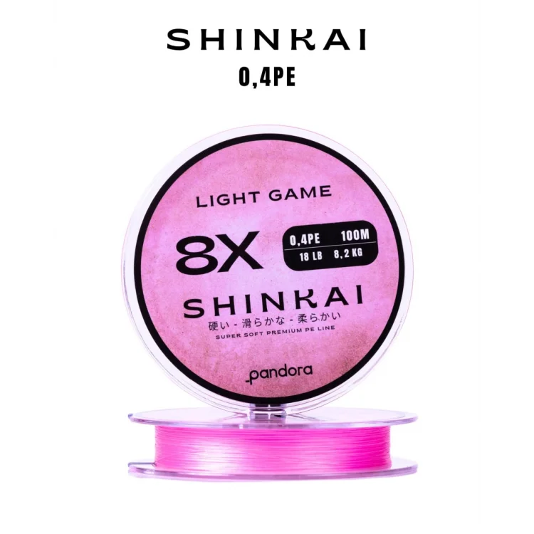 Pandora Shinkai Light Game 8X 0,4PE 100mt İp Misina