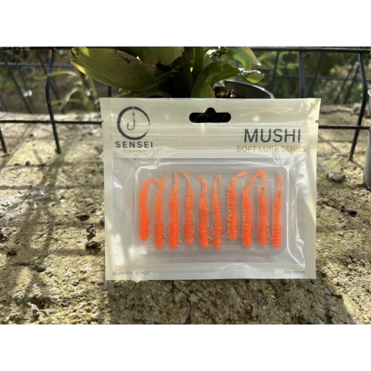 Sensei Mushi 4.5 Cm Lrf Silikon Yem RENK: SM-Orange UV