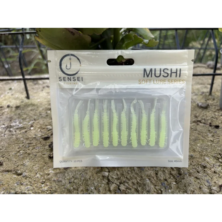 Sensei Mushi 4.5 Cm Lrf Silikon Yem RENK: SM-Lime GLOW