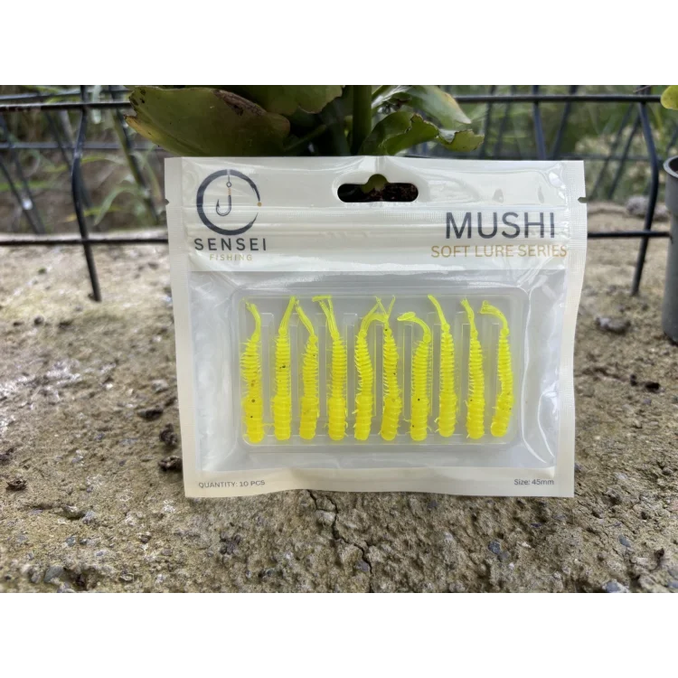 Sensei Mushi 4.5 Cm Lrf Silikon Yem RENK: SM-Yellow UV