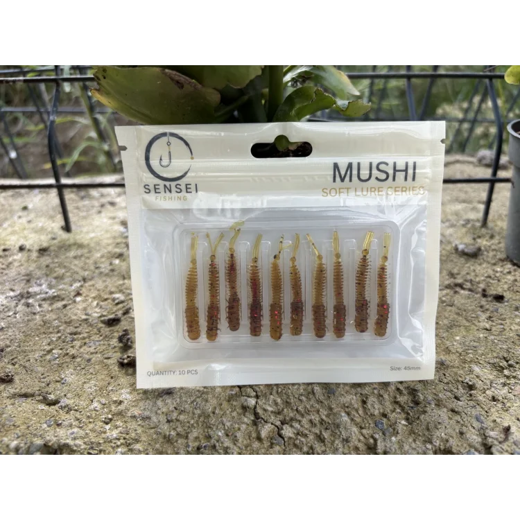 Sensei Mushi 4.5 Cm Lrf Silikon Yem RENK: SM-Brown