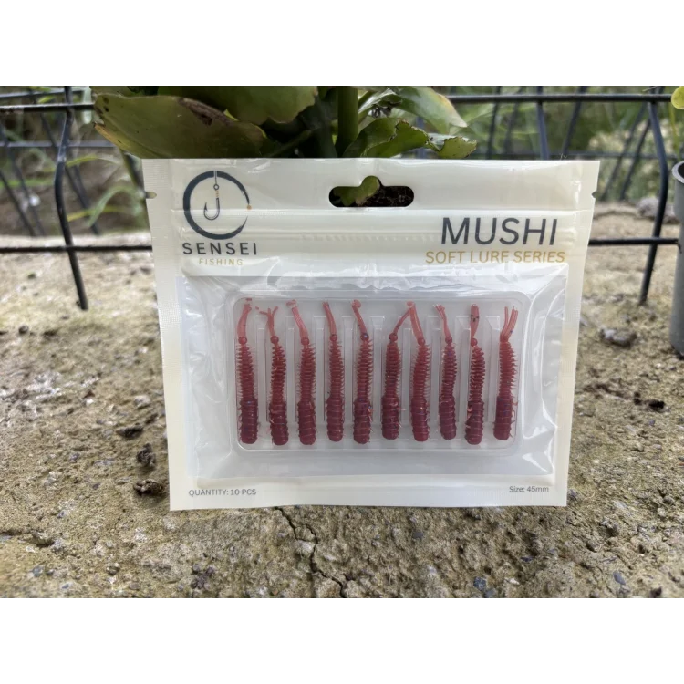 Sensei Mushi 4.5 Cm Lrf Silikon Yem RENK: SM-Wİne