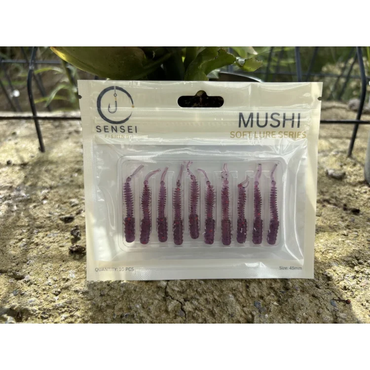 Sensei Mushi 4.5 Cm Lrf Silikon Yem RENK: SM-Purple