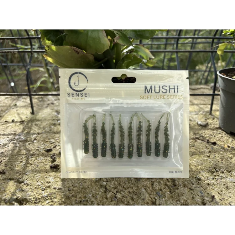 Sensei Mushi 4.5 Cm Lrf Silikon Yem RENK: SM-Dark Green