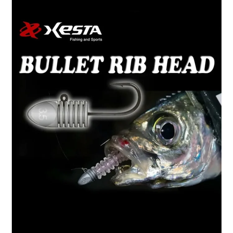 XESTA BULLET RIBHEAD JIG HEAD No:8 1.0 Gr 4 lü Paket