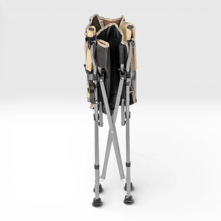 Argeus Rustic Katlanabilir 150Kg Kamp Sandalyesi - Kahve/Kum