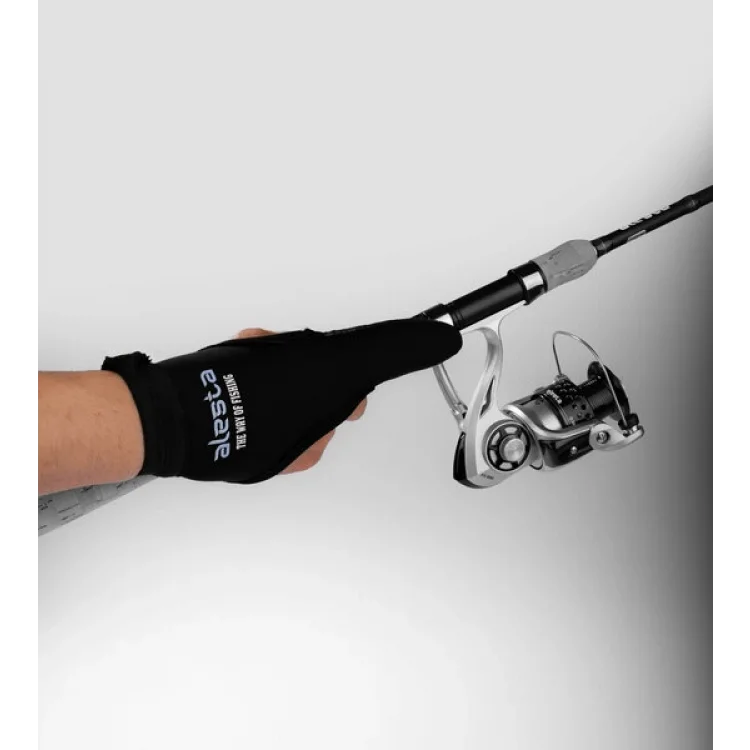 Alesta Atış Eldiveni Neoprene Deri Siyah L Beden