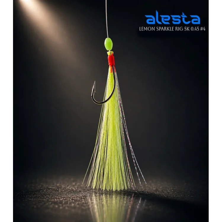 ALESTA LEMON SPARKLE RIG X0262 5 KÖSTEKLİ HAZIR TAKIM 0.37MM NO:8 İĞNE