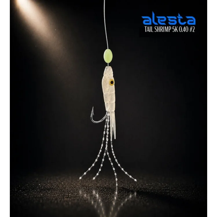 ALESTA TAIL SHRIMP RIG X0284 6 KÖSTEK HAZIR TAKIM 0.30MM NO:6 İĞNE
