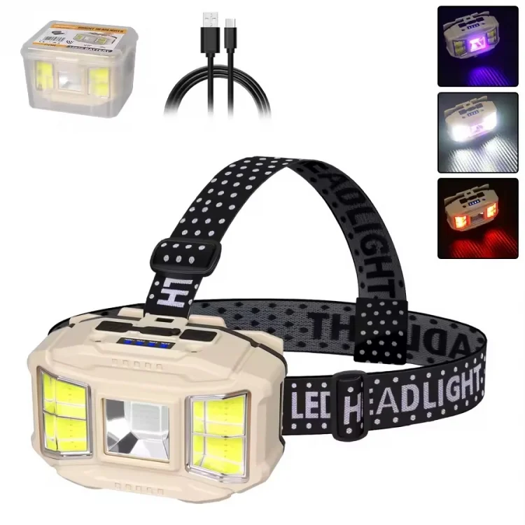 ANCHOR HC-618S Şarj Edilebilir UV LED Sensörlü Kafa Lambası