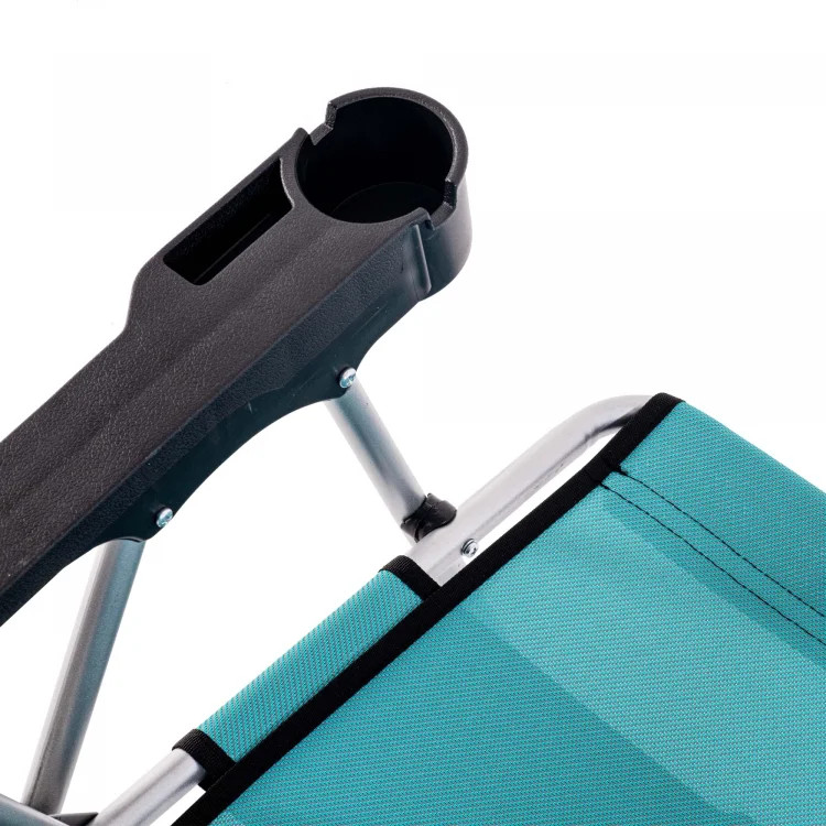 Argeus Bardaklıklı Piknik ve Kamp Sandalyesi 140KG Taşıma Renk: Deniz