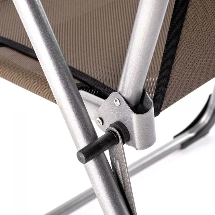 Argeus Bardaklıklı Piknik ve Kamp Sandalyesi 140KG Taşıma Renk: Kahve