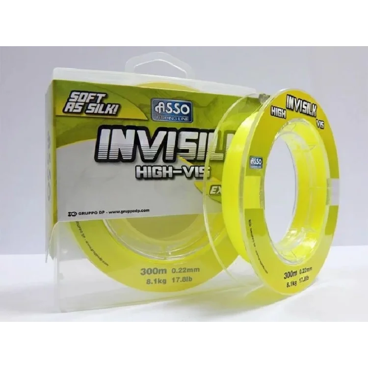 Asso Invısılk Surf Castıng Clear Yellow 300 Mt 0.35Mm Misina