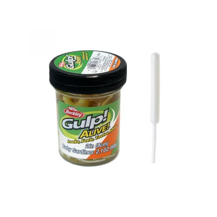 Berkley Gulp Alive Baby Sardine 4cm LRF Silikonu Renk: PEARL WHİTE