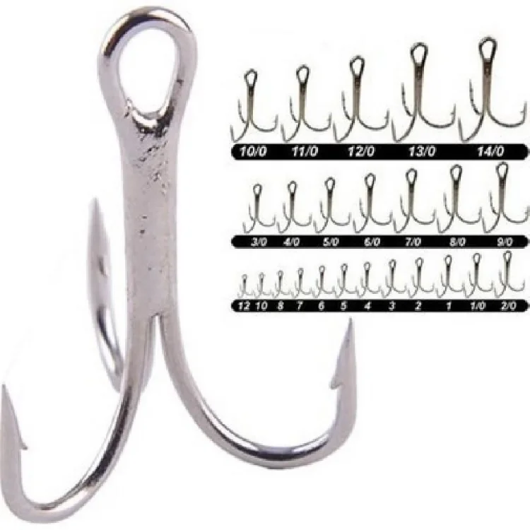 Captain 3’Lü Rapala İğnesi Nikel Renk No:6