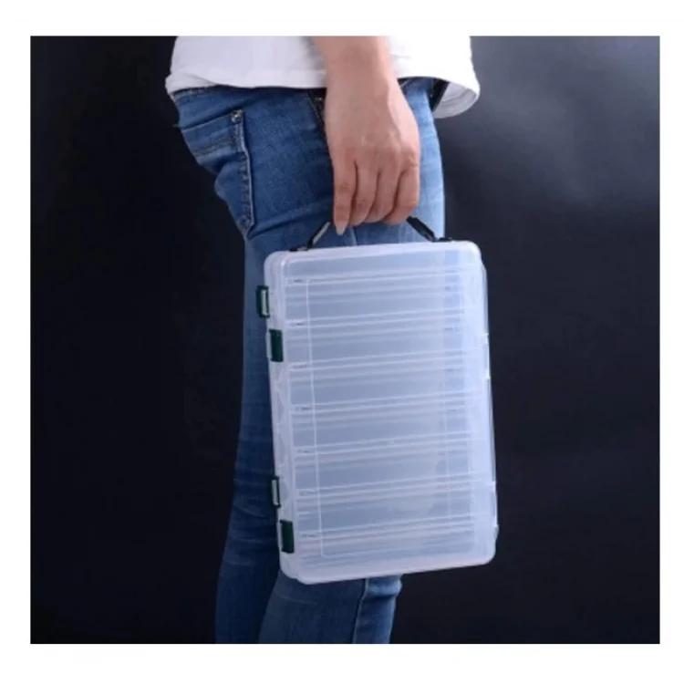 Captain 7225 Sahte Balık Kutusu 14 Gözlü Tutamaklı