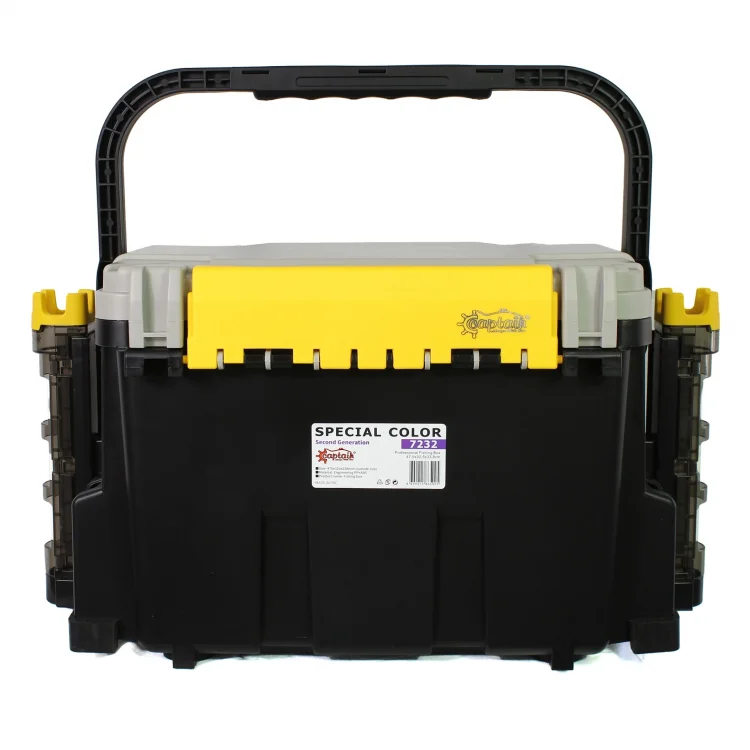 Captain 7232 Profesyonel Surf ve Spin Takım Çantası 2 Kamış Tutucu 47x32x33cm