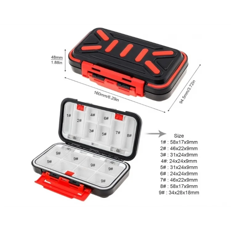 Captain 7247 Profesyonel LRF Malzeme Kutusu 16x9x4.5cm