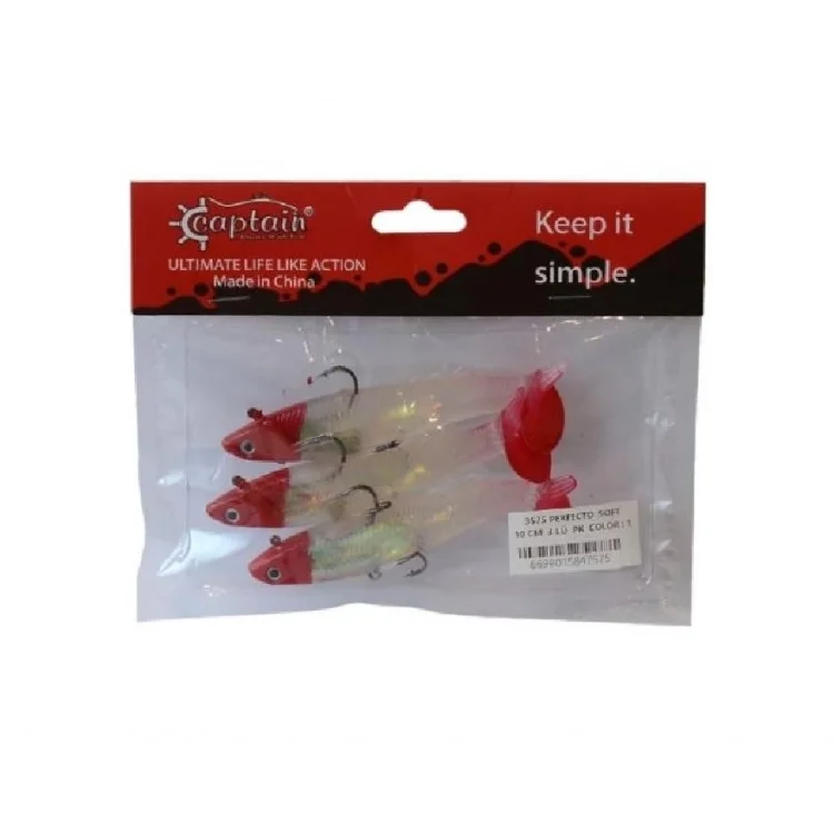 Captaın Perfecto Soft Silikon Yem 10 Cm 3’Lü Pk Renk : 1