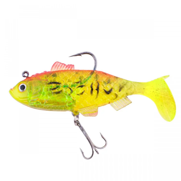 Effe Sasi İki İğne LW011 Turna Silikonu 10cm Renk:J199