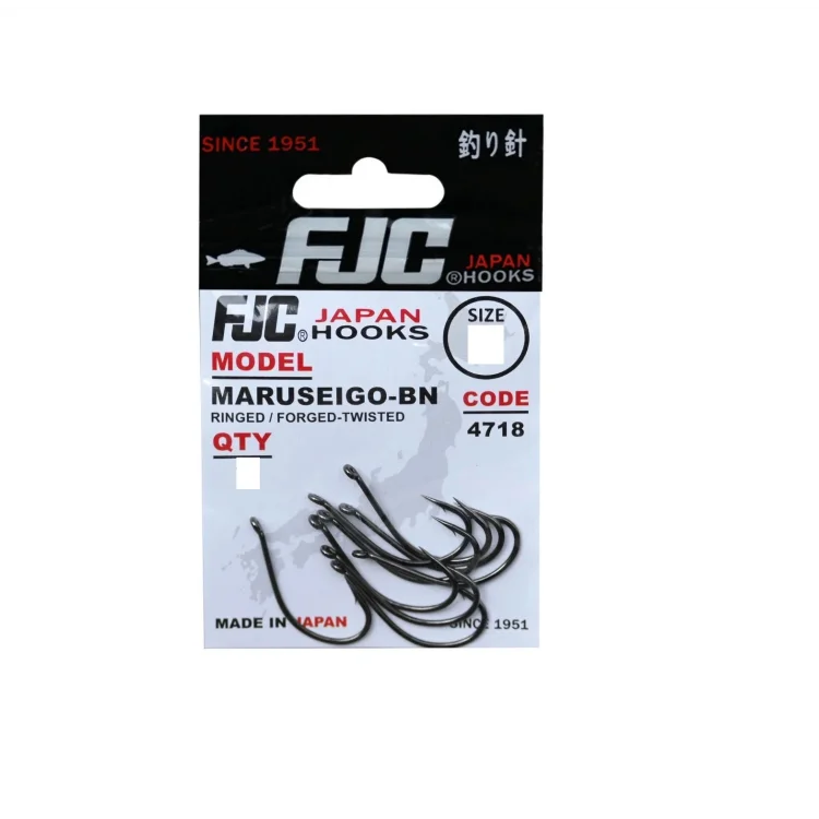 FJC 4718 MARUSEIGO RINGED BLACK NIKEL 11 Lİ OLTA İĞNESİ NO:4