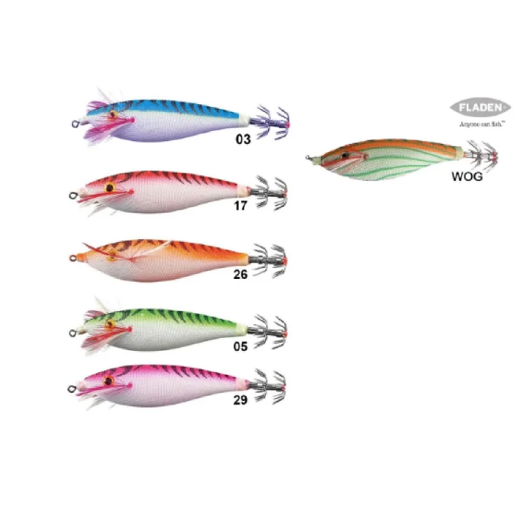 FLADEN KALAMAR ZOKASI KURŞUNSUZ FOSFORLU 8CM RENK:WOG