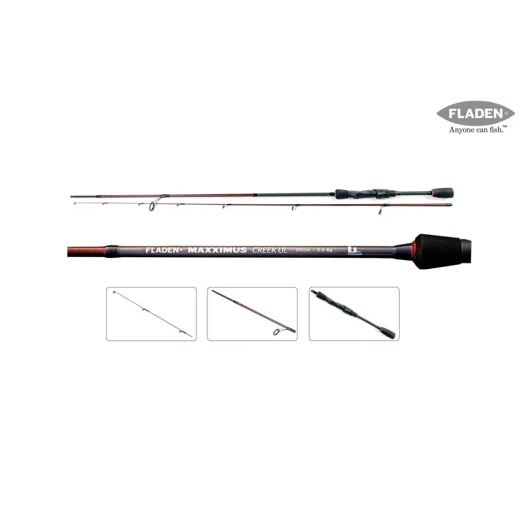 FLADEN MAXXIMUS CREEK UL 196 CM 2PC 0,5-5GR AJI LRF KAMIŞI