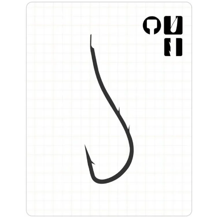 Fudo 2904 Ryusen Çift Tirnak Kırmızı İğne No: 1